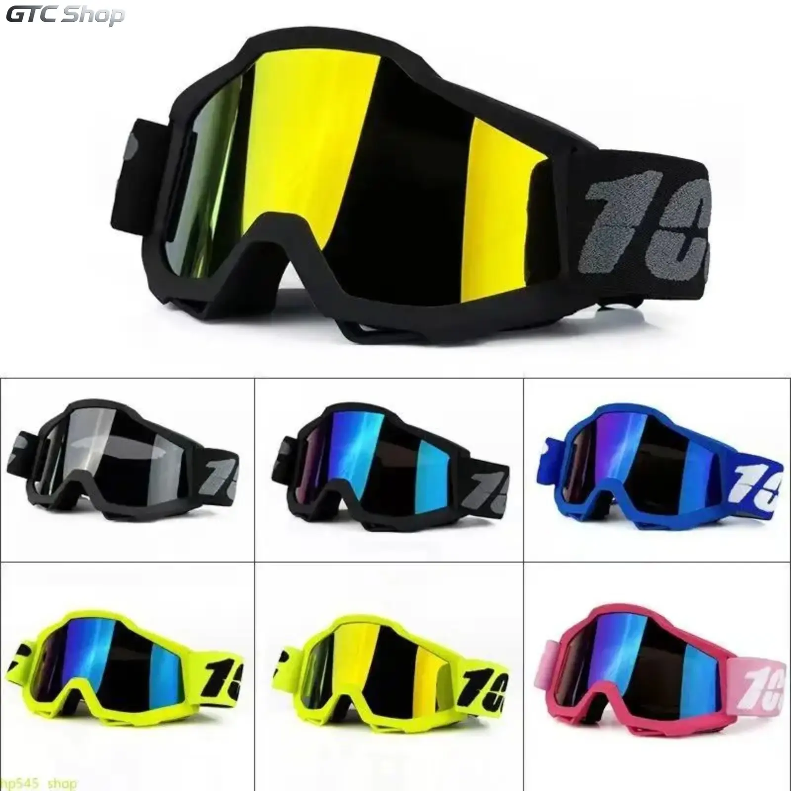 Outdoor Off-Road Goggles, Windproof Dustproof UV-Protective Eyewear, Universal-Fit Motocross Gear for Dirt Bike, Skiing, MTB Sports