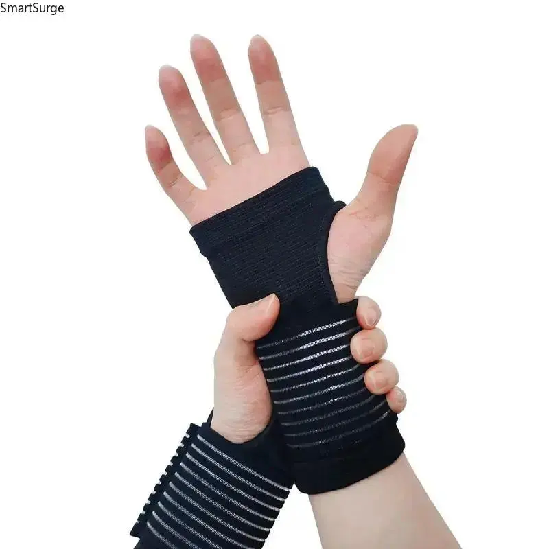 Men’s & Women’s 2-Pack Adjustable Compression Wrist Support Braces, Compression Wristband for Carpal Tunnel, Arthritis Pain Relief