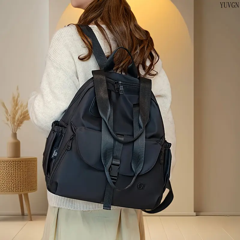 Women's Multi-Function Commuter Gym Backpack Tote - Hand/Shoulder Carry, Adjustable Buckle, High-Capacity Water-Resistant Bags for Women, Outdoor Trips & Gym Use