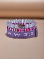 28 Light Purple-Blue Cat's Eye Stone wwjd