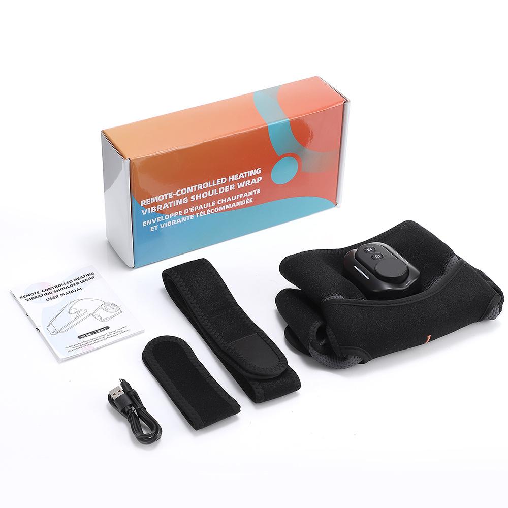 Cross-border heating massage shoulder pads charging heating shoulder pads shoulder periarthritis physiotherapy massager private mold source factory spot clavicular shoulder pad Lightweight Tactical Quick Release Vest clavicular pulls strap