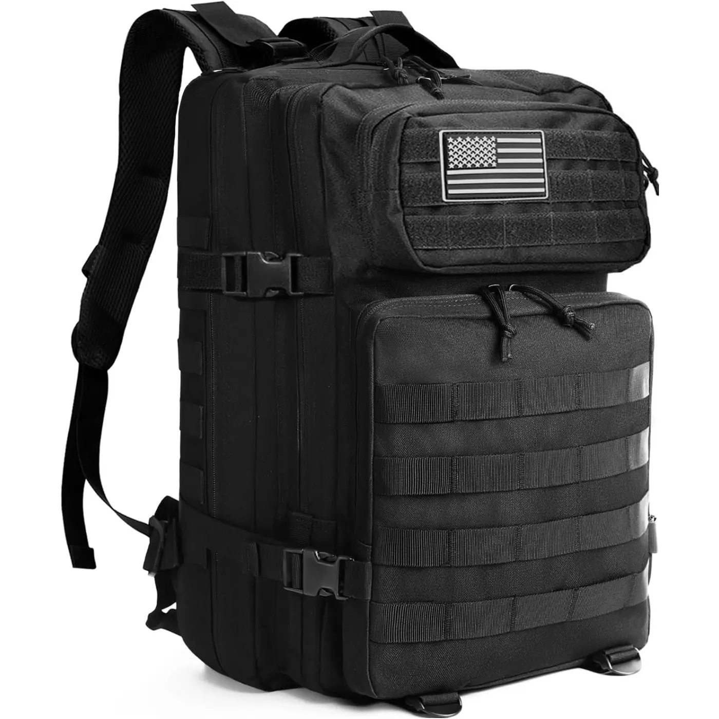 Outdoor Military Tactical Backpack, 45L Large 3-Day Assault Pack, Men's and Women's Sports and Leisure, Hiking, Traveling, Fishing Backpacks