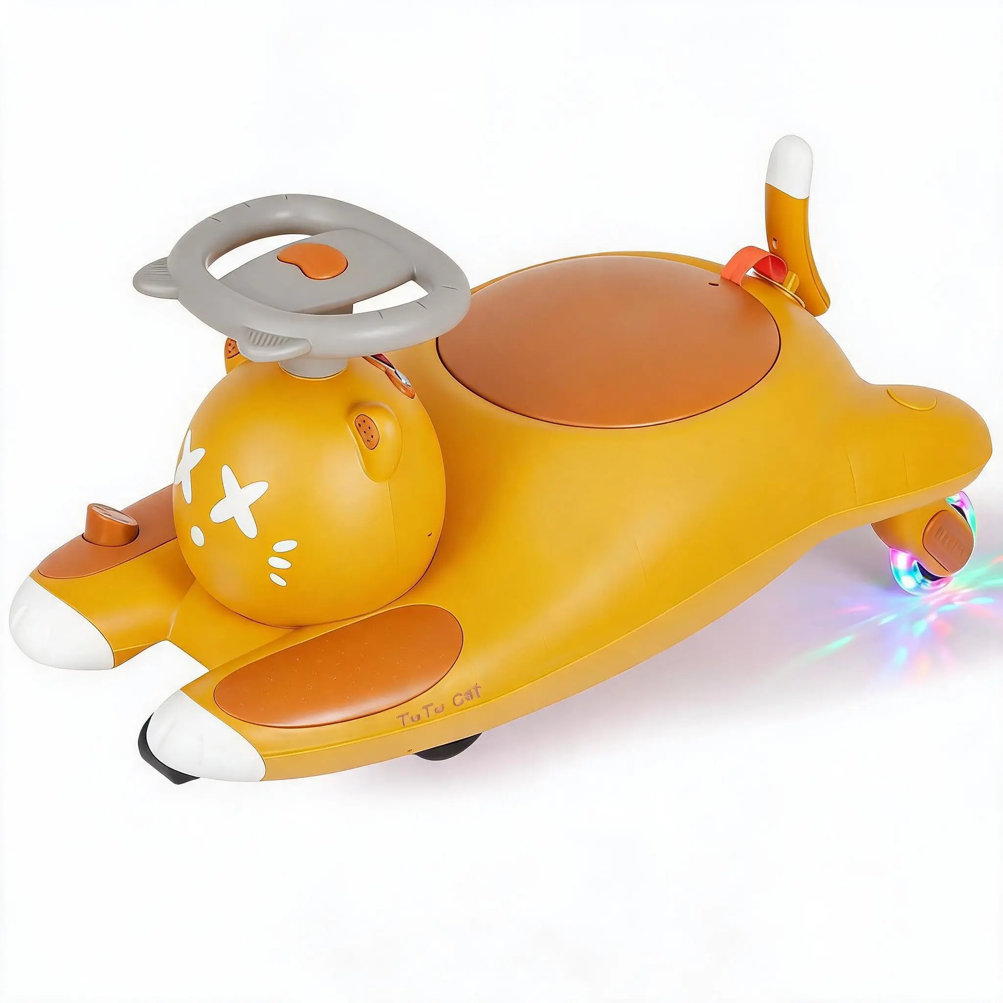 Wiggle Ride-On Car with Pedal for Kids – Indoor & Outdoor Fun & Safe Toy Vehicle – Easy Operation, Indoor & Outdoor Play – Children’s Smooth Car