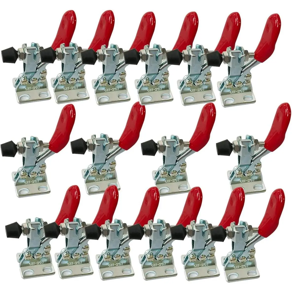 Small Quick Release Horizontal Toggle Clamp 201A Hand Tool 60 lbs / 27kg (201-8PACK)