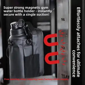 Hot-selling fitness magnetic kettle bag magnet large-capacity fitness sports water cup bag portable messenger bag wholesale