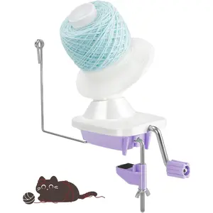 Yarn Winder - Puple Yarn Ball Winder & Spinner for Crocheting and Knitting 4oz, The Yarn Helper for Knitting Enthusiast