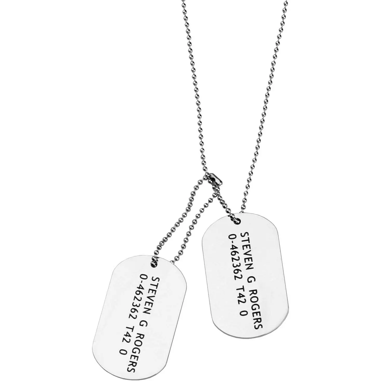 James Bucky Barnes Military Dog Tags Necklace Cosplay Costume Prop