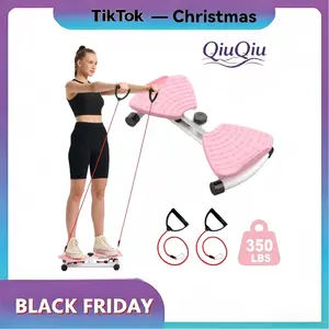 Waist Twist Machine - 300 lbs Capacity Ab Board, Women's Portable Exercise Equipment for Home Gym Aerobic Cardio Training