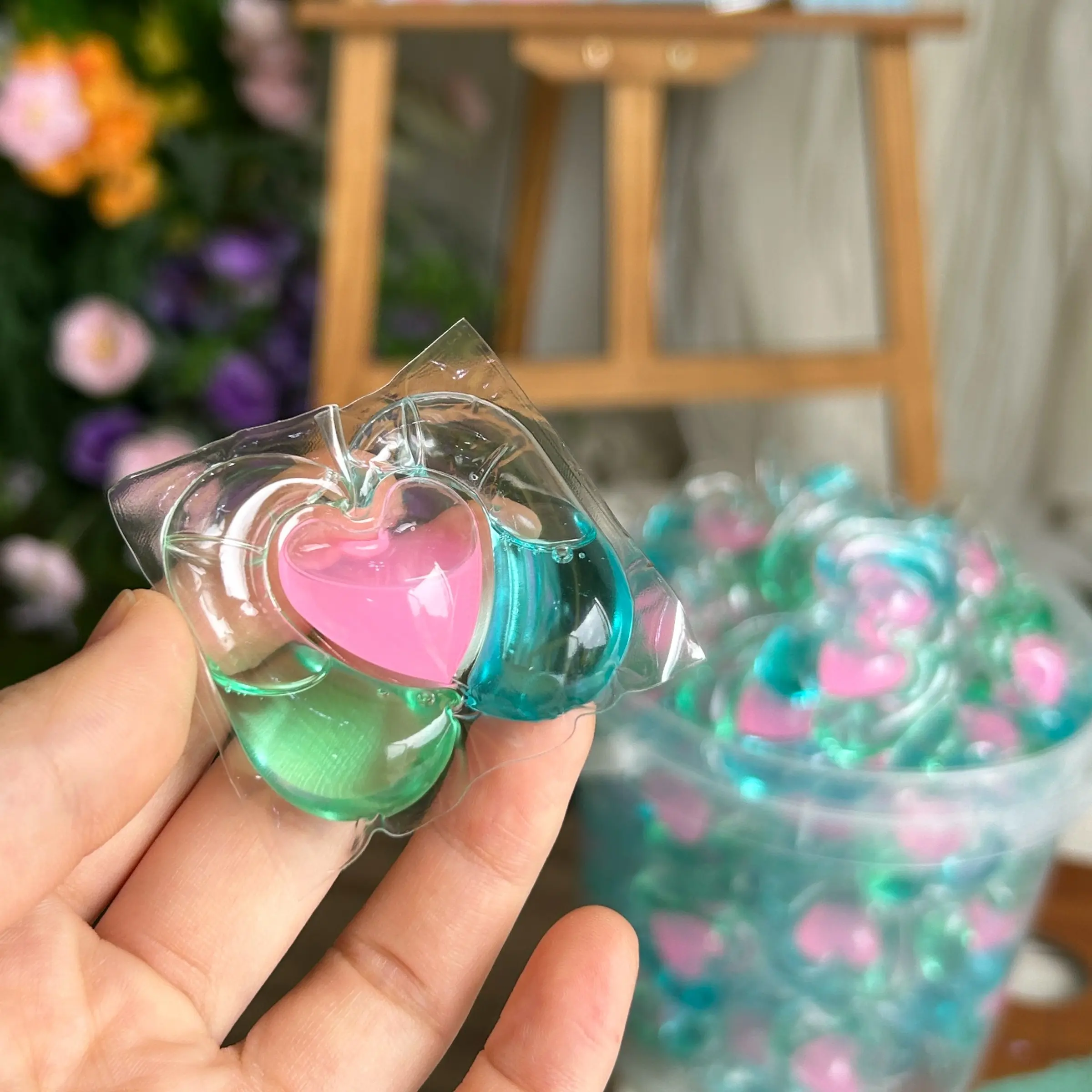 Tropical Scented Laundry Detergent Balls, 👕✨ Aroma Boosting Beads, 31/50/100 Washes, Brighten Clothes, Hotel Quality Fragrance💐, High-Quality Deodorization Laundry Beads All-In-One Laundry Capsules