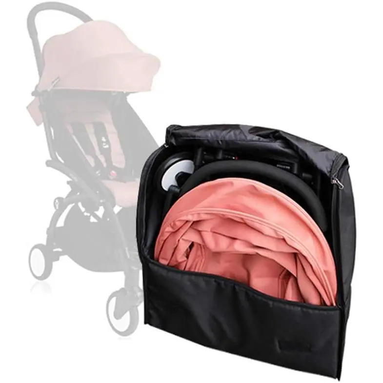 Black Stroller Storage Bag for Babyzen Yoyo, Large Pram Travel Backpack, Stroller Accessories