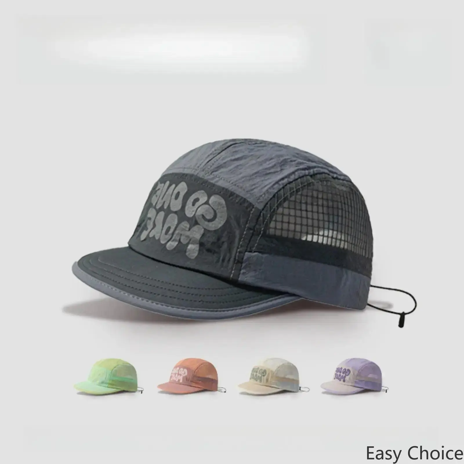 Unisex Deep-Top Baseball Cap, Adjustable Breathable Quick-Dry Mesh Trucker Hat With UV Protection, Stylish Outdoor Sports Accessory, Gift Choice For Adults