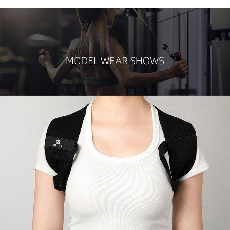 Ollas Fitness Heavy Shoulder Straps for Bench Presses & Shoulder Training Open Shoulder Assist Straps for Press Lifts & Chest Straightening