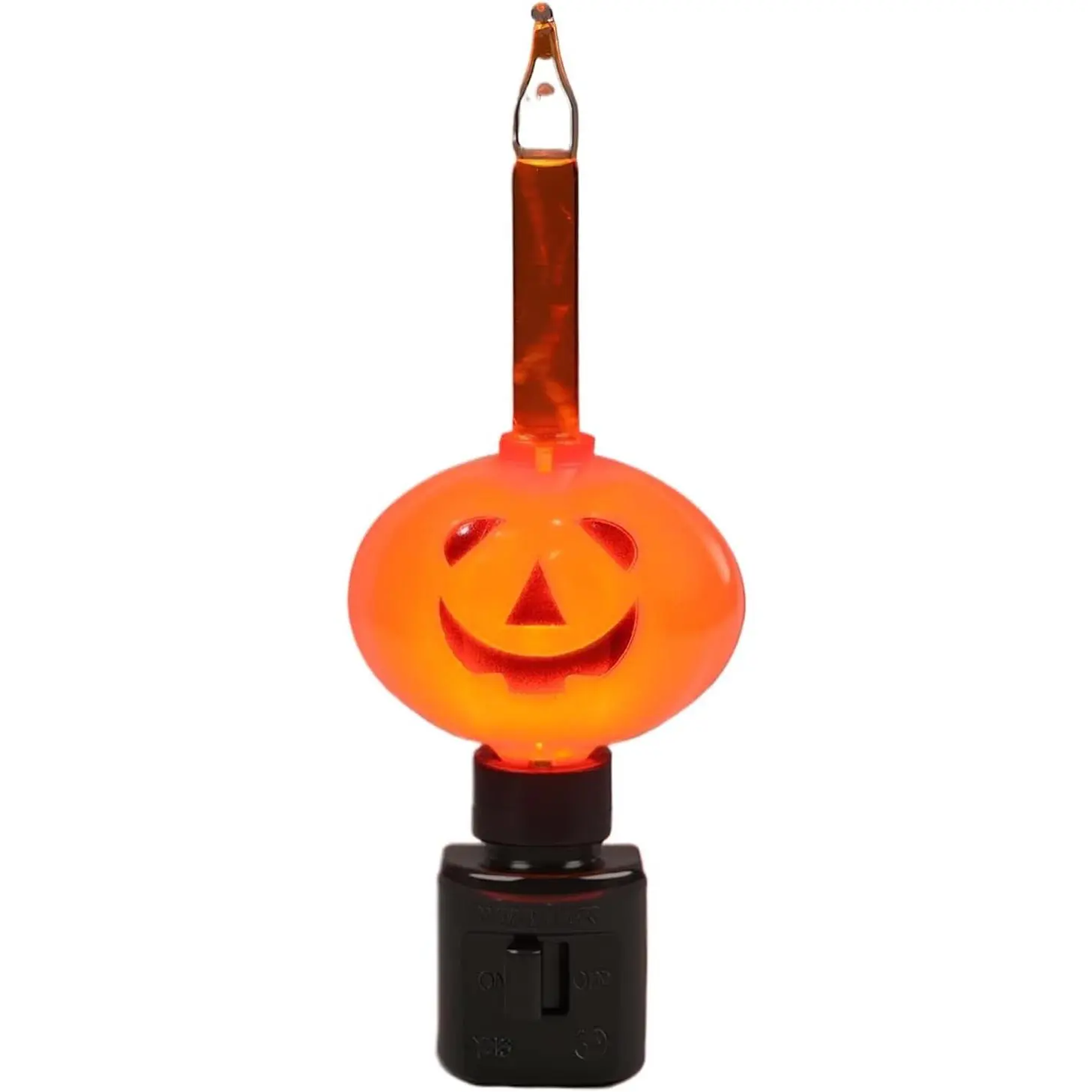 Halloween Night Light, Pumpkin Bubble Light Plug In, Indoor Halloween Decor