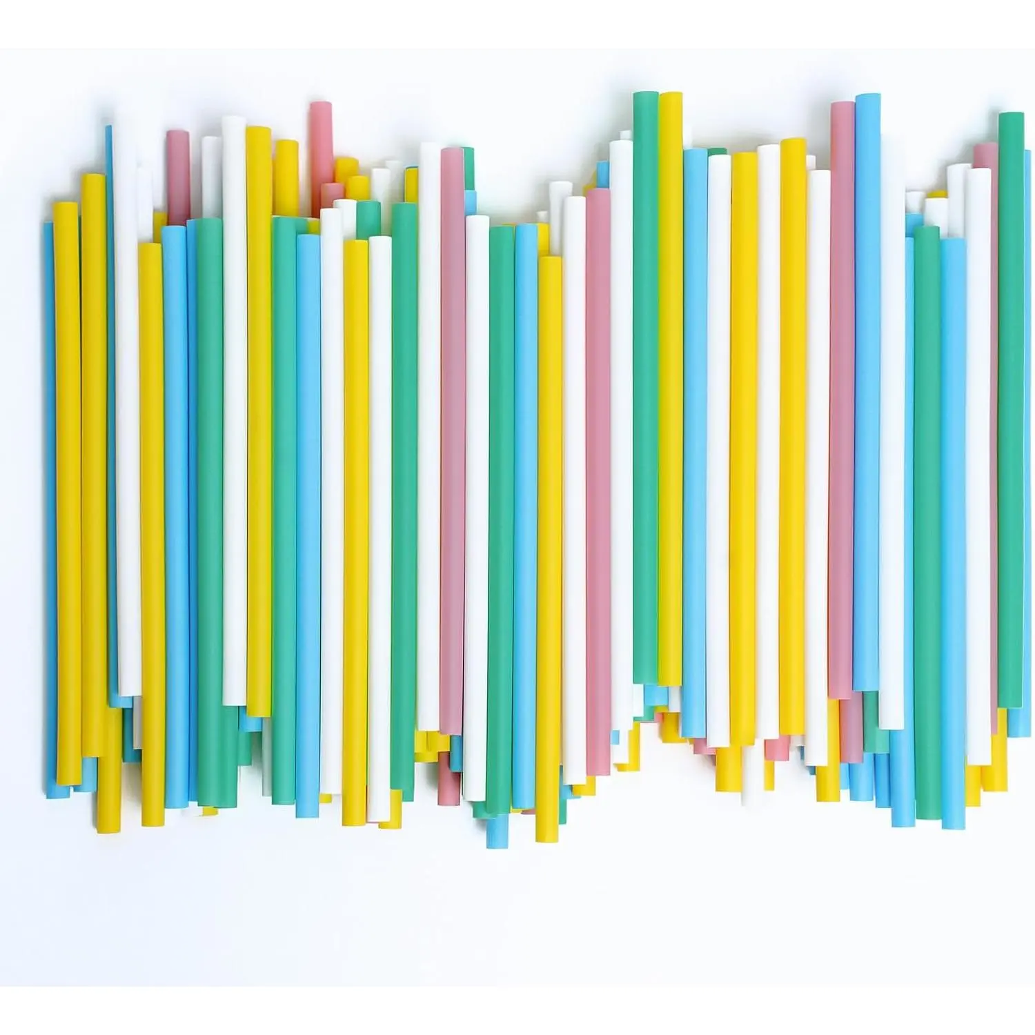 5.75" Short  Straws Plastic-Free,Colorful Disposable Drinking Straws 200 count,-Based Stylish Party Straws,A Plasticless Sturdy Drinking Straws for Hot and Cold Drinks Not Foggy