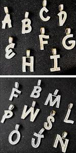 14k Gold Silver Plated Hip Ho Rapper Pendant Chain Necklace for Men-Iced Out Diamond King Pendant with 22 Inch Rope Tennis Chains