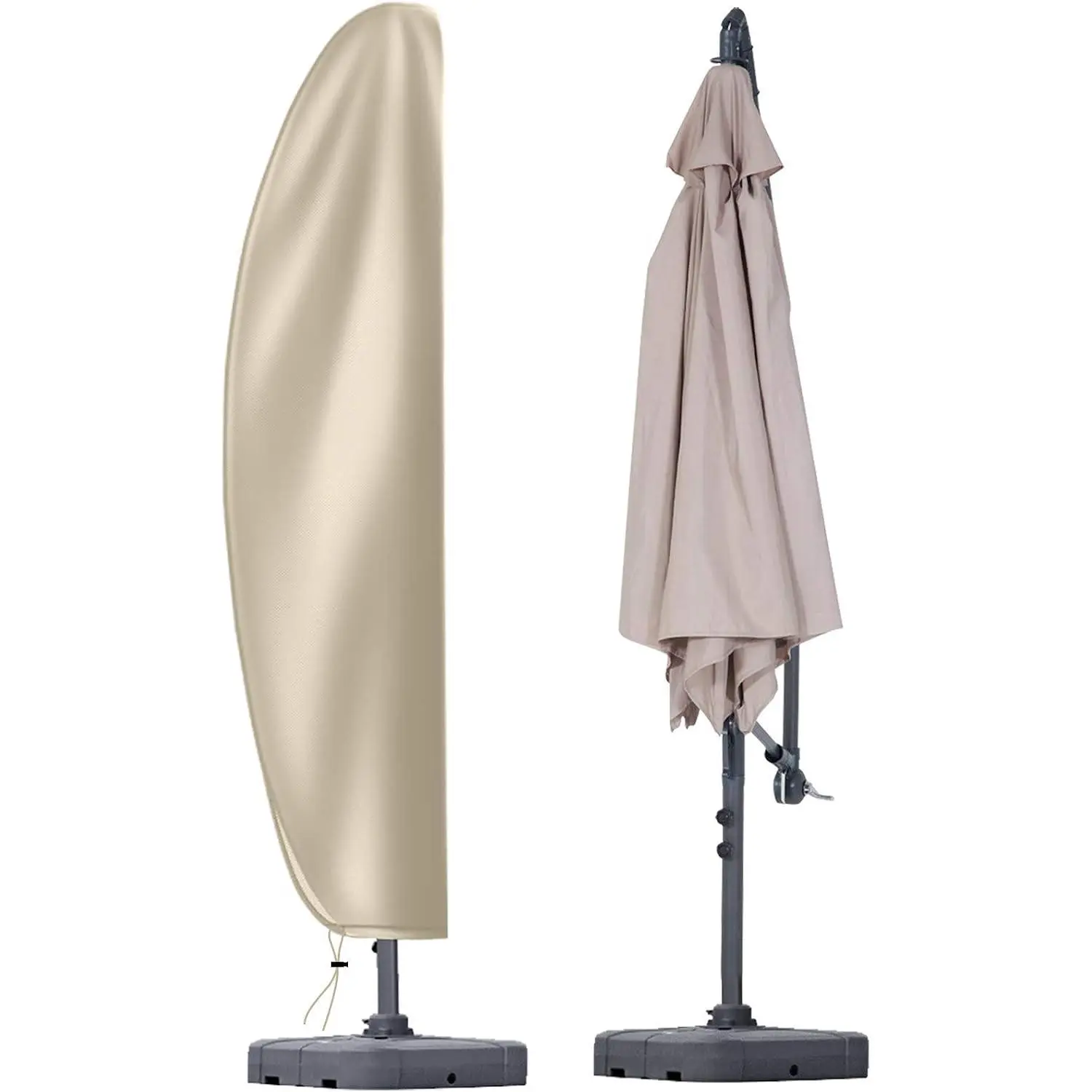 OKPOW Cantilever Patio Umbrella Cover: Fits 12-14 FT Outdoor Umbrellas