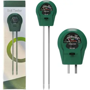 3-in-1 Soil  Meter with Light & pH Sensor,  Soil Tester Kit for Indoor/Outdoor Garden Use