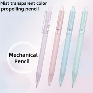 4-Pack colored mechanical pencils | Macaron push pencils, suitable for daily office use, plastic material, diameter 0.7mm, HB hardness