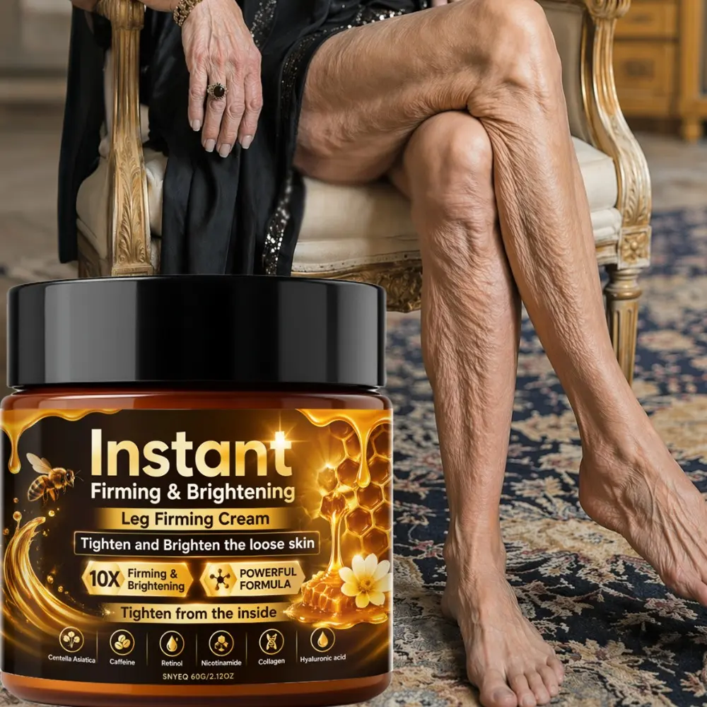 Instant Firm & Lift Leg Cream, Strong Firming Effect, Lifting and Firming for Loose Skin, Improve Elasticity, Remove wrinkles. Quick-Acting, Results in 3 Days, Hypoallergenic Gentle Formula; Works for Legs, Arms, Buttocks, Abdomen & Body, 60g/2.12oz