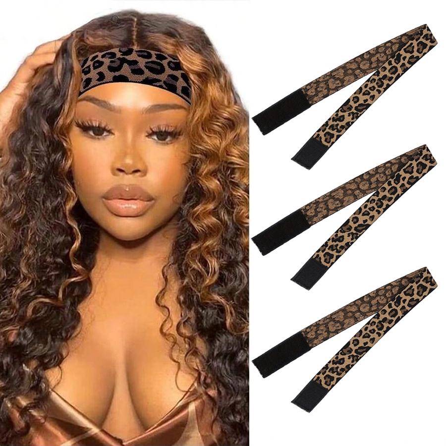 Heatless Hair Band for Lace Melting, 1 Count/3 Counts Elastic Headband for Wigs, Edge Wrap To Lay Edges, Hair Styling Tool for Women & Girls, Adjustable Headband