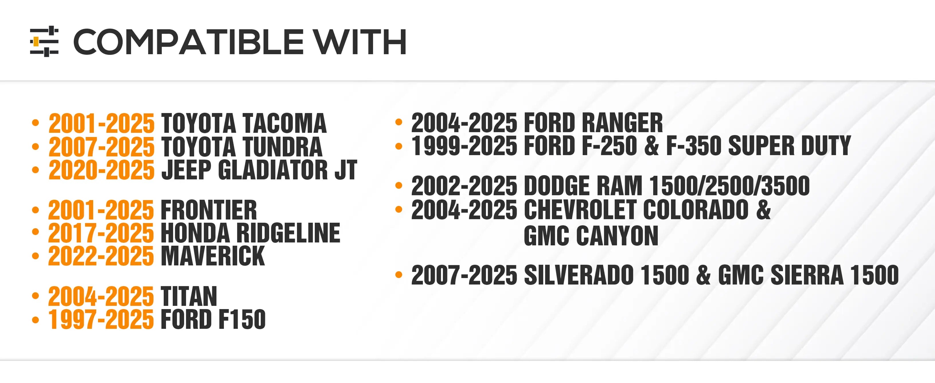 Adjustable 16.8-25" High Truck Bed Rack for Tent with 2 LED Lights | Yzona