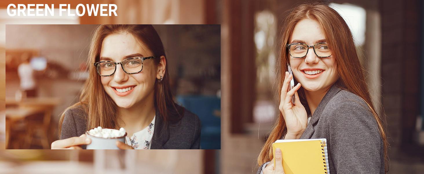 6 Pack Reading Glasses for Women, Reading glasses men, Blue Light Blocking Readers, Computer eye glasses, Cheaters