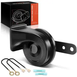 Snail Horn High Universal Electric Horn - 12V 110dB - Compatible with most Passenger Cars, Commercial/Off-Road Vehicles, Gas Cars, Electric Cars, Motorcycles & Trucks, 80 mm