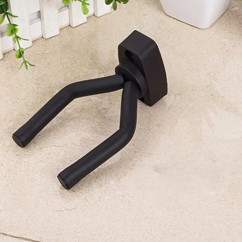 Stylish Guitar Wall Hanger, Dual Space-Saving Mount Holder, Easy Install for Acoustic Electric Guitar, Acoustic Guitar Accessories, Home Studio Music Room