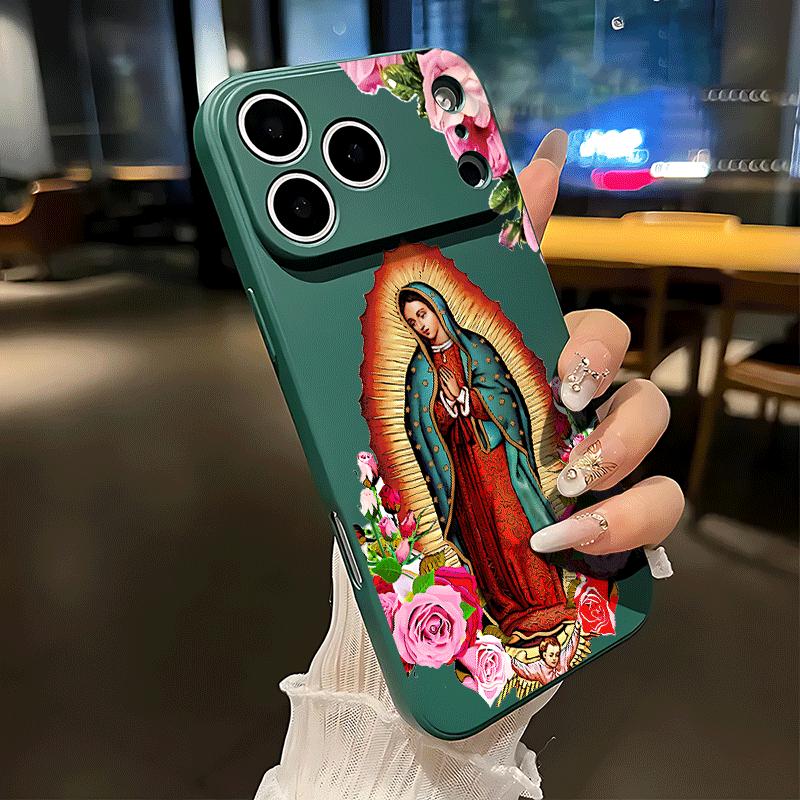 Virgin Mary flower Soft&Flexible TPU Silicone Phone Case For iPhone 17 Pro Max AIR 16 15 14 13mini 12 11 Plus XR XSMAX Cases For Samsung Galaxy S26 Ultra S25 Edge S24 S23 S22 Plus Durable|Shockproof|Full Camera Protection Virgin Mary flower Soft&Flexible TPU Silicone Phone Case For iPhone 17 Pro Max AIR 16 15 14 13mini 12 11 Plus XR XSMAX Cases For Samsung Galaxy S26 Ultra S25 Edge S24 S23 S22 Plus Durable|Shockproof|Full Camera Protection