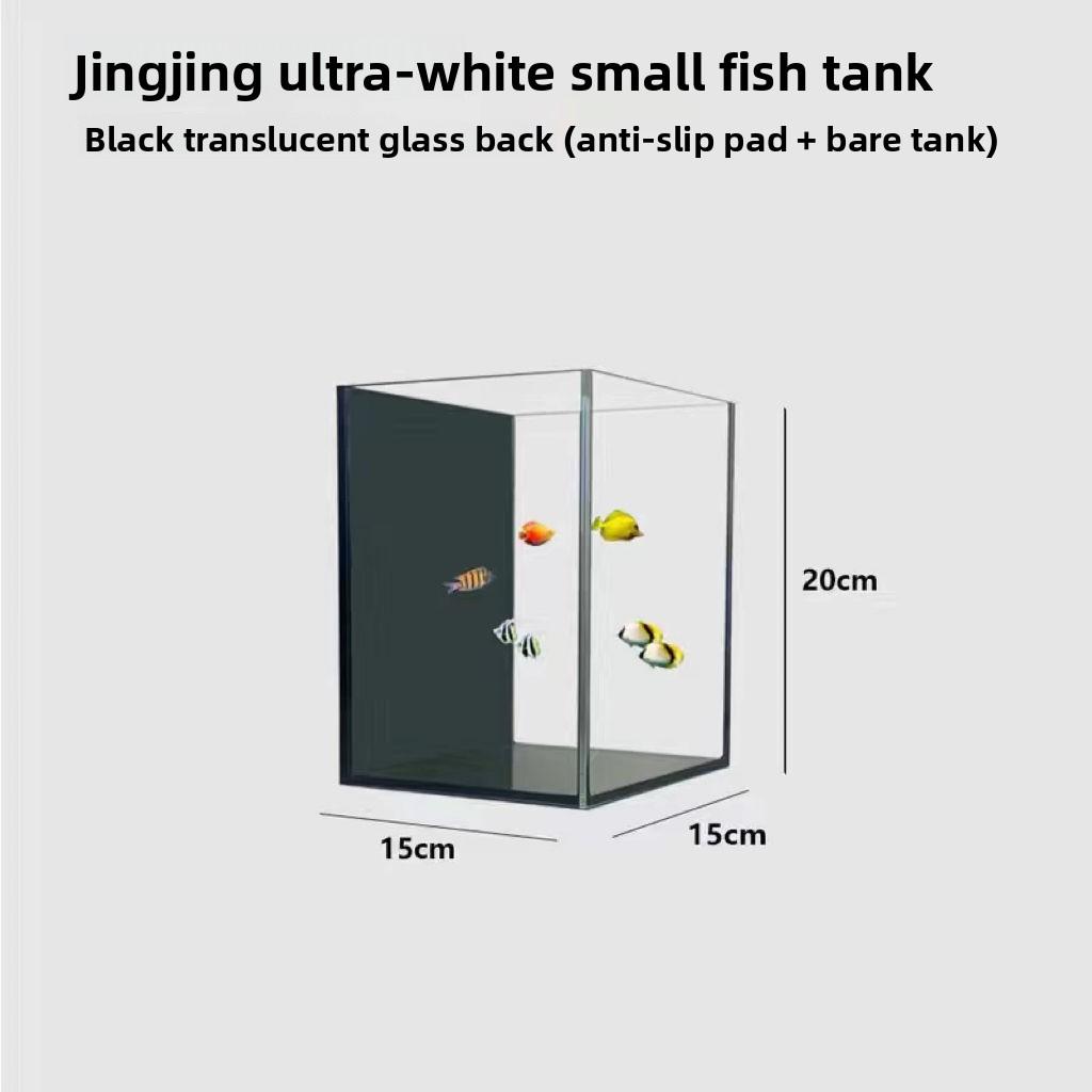 Ultra Clear Fish Tank Living Room Small Home Office Eco Friendly Easy Maintain Complete Aquascaping Mini Aquatic Plant Tank Desktop Betta Tank