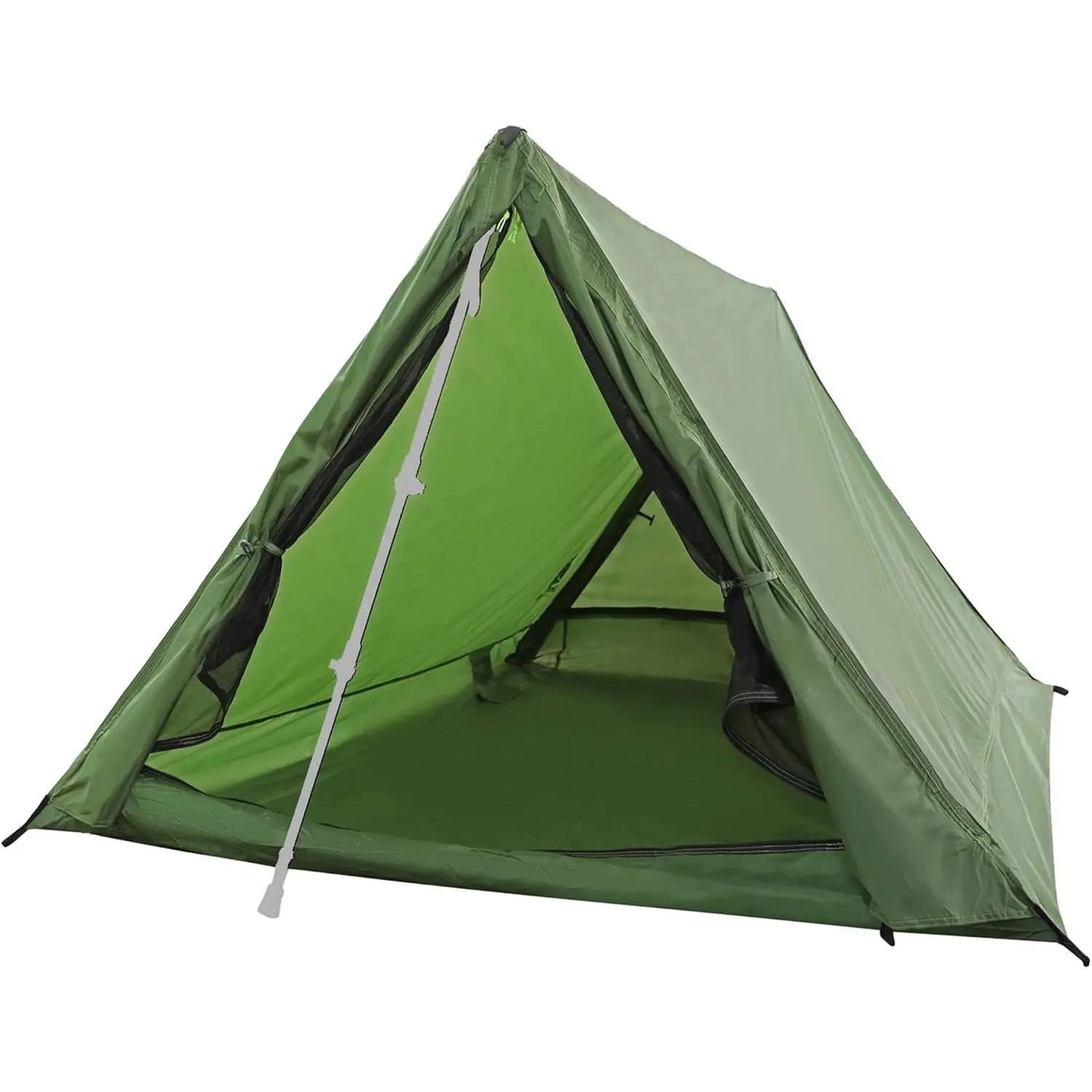 Trekking Pole Tent for Backpacking - Ultralight Frame Backpacking Tent, Two Person Waterproof Hiking Tent for Camping, Lightweight Camping Tent for Trekker (No Poles)