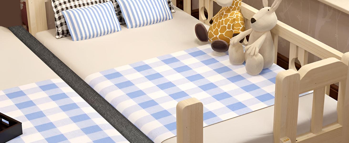 Bed Gap Filler,High-Density Bed Crack Filler with Removable Cover,Mattress Extender for Headboard Gap,Spacer Filler Between Mattress and Wall,Bed Wedge Gap Filler,Beige,78"x6"x6",King