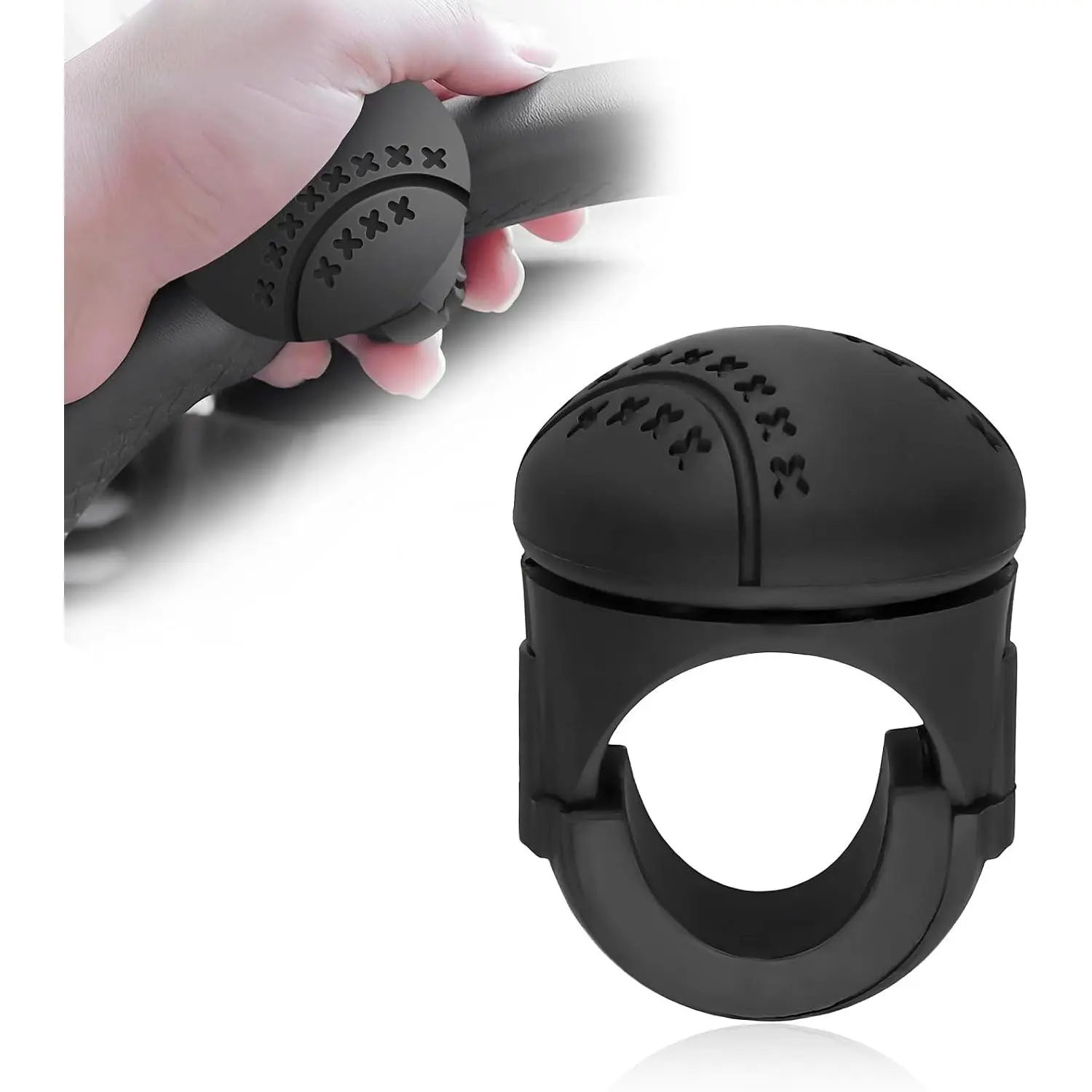 Steering Wheel Spinner, 360° Rotatable Steering Wheel Booster with Metal Ball Bearing, Anti-Slip  Driving Handle Knob  for