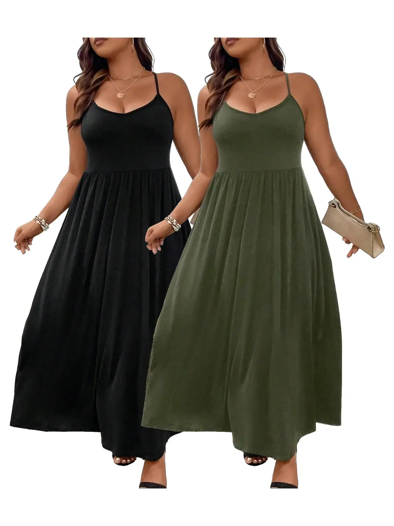 Black*1 pc+Army Green*1 pc