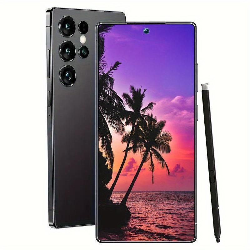 S25 Ultra Unlocked 5G Smartphone, 12GB+512GB, 6800mAh Battery, Fast Charging Capability, Android 14 System, 108MP+48MP Camera, Face & Fingerprint Unlock |             Dual SIM |             Autofocus |             Built-in Pen | Card Port