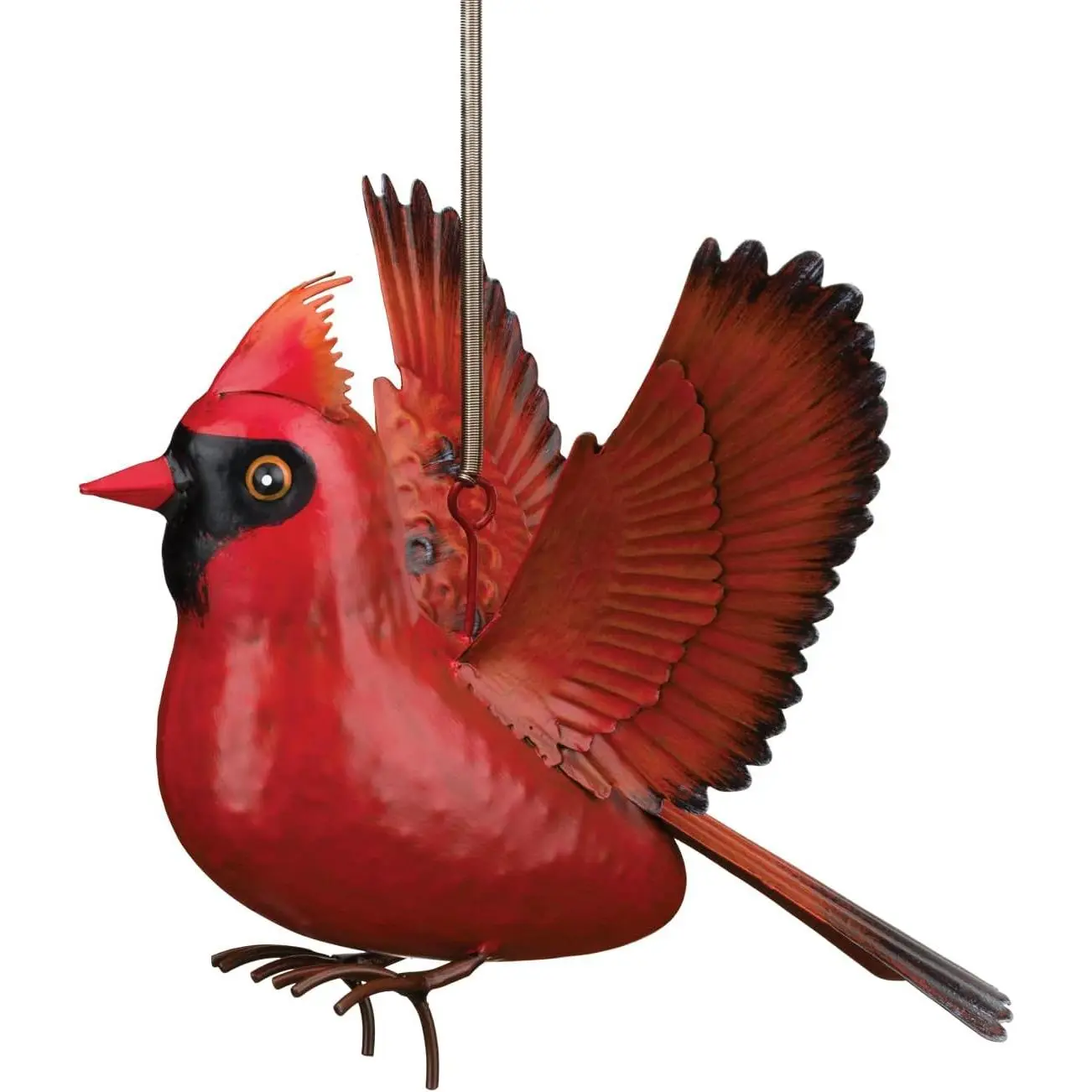 Bird Bouncie - Bird Garden Decor Outdoor Metal Bird  Ornament for Yard Patio Lawn -