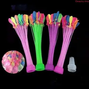 Mini water balloons—packs of 333 or 555or666; quick to fill, self-sealing, and no tying required. Compatible with garden hoses; perfect for backyard water fights, large group events, and summer fun at the pool or beach.