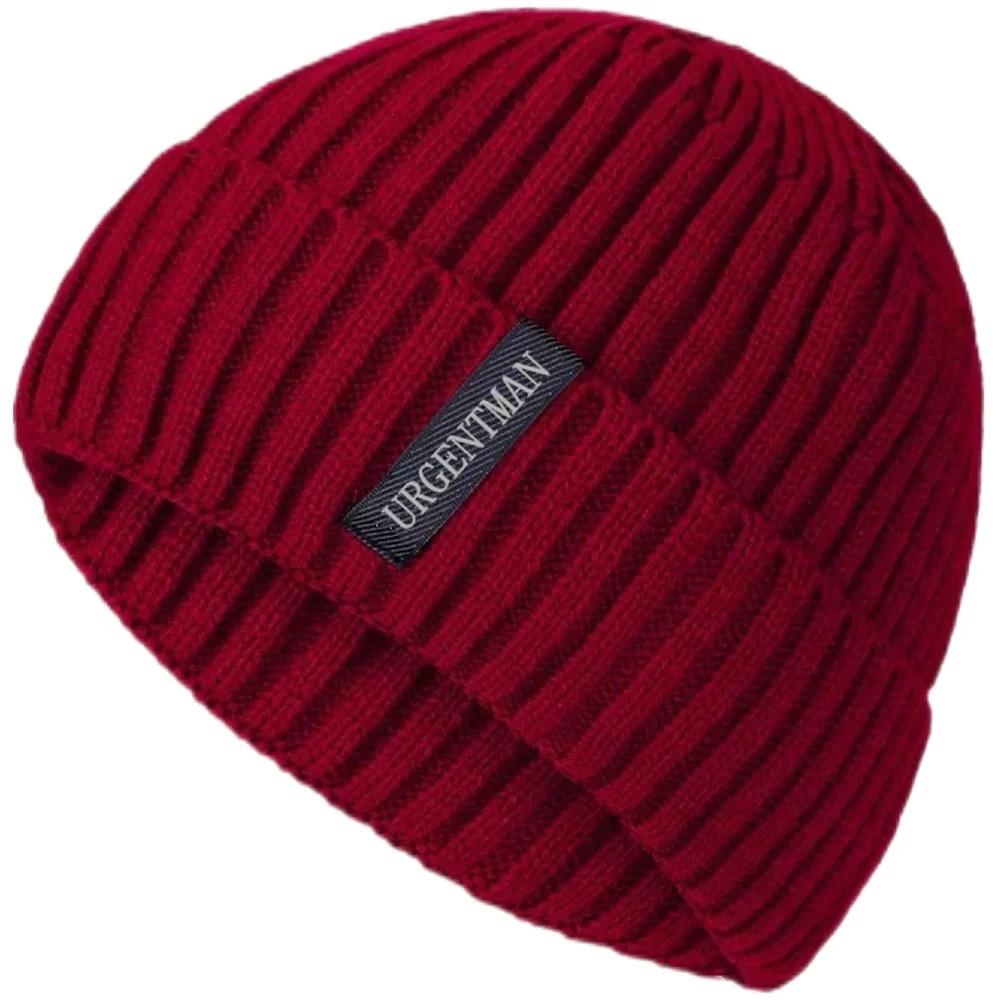 Hot Sale Premium Warm Winter Hat Stylish Plush Fur Lined Thick Cozy Beanie Hat Outdoor Casual Knitted Hats For Men & Women