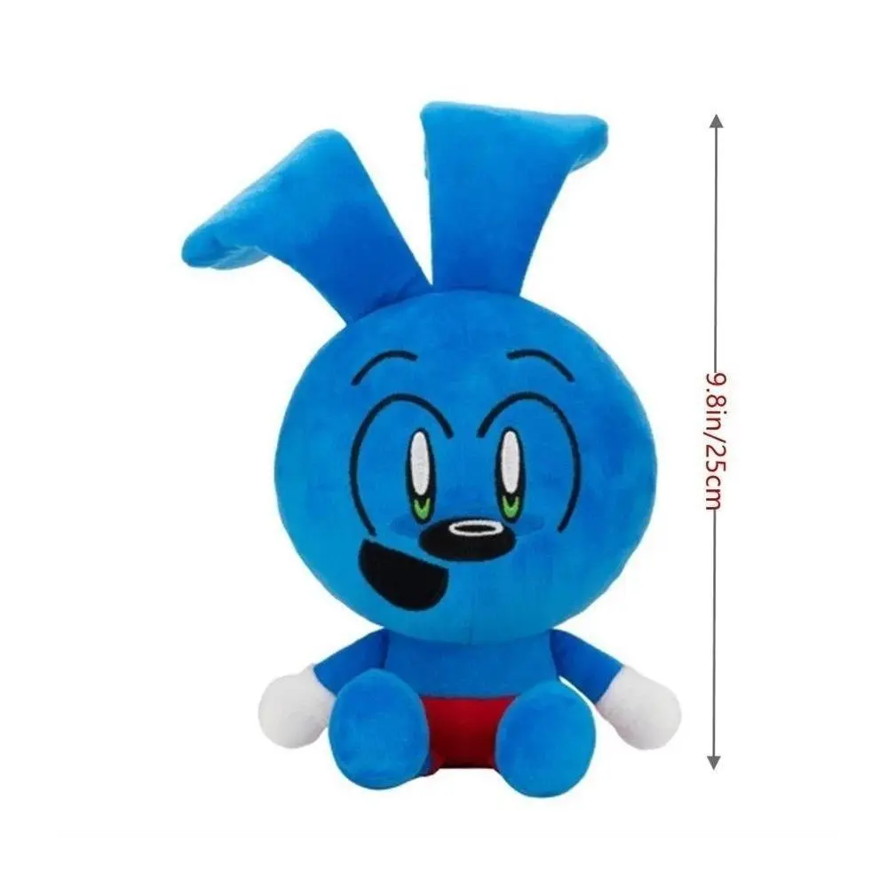 100% Brand New 22cm Riggy Kawaii Cartoon Game Plush Toy, PP Cotton-Filled Rabbit & Monkey Stuffed Dolls for Fans, Christmas Gifts, Monkey Dolls