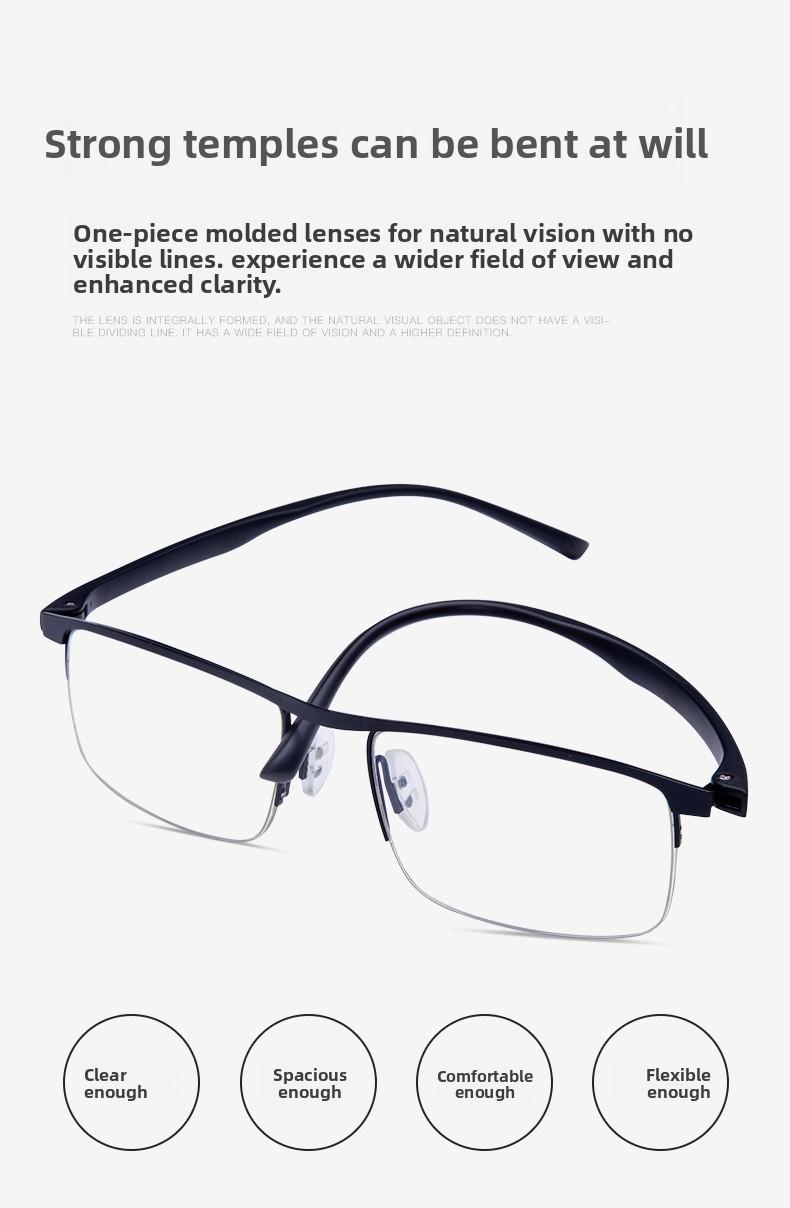 Directly from the manufacturer, TR90 anti-blue light, anti-radiation, high-definition mobile phone and computer protective glasses, non-prescription flat lenses