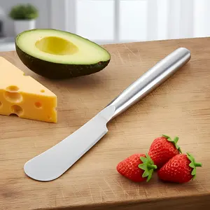 Cheese Knife, Stainless Steel Hollow Handle Cheese Knives for Slicing, Spreading, Shaving & Serving Cheese