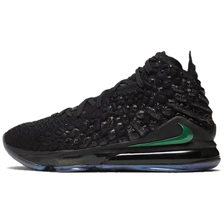 Nike LeBron 17 Black Knight Mid-Top Basketball Shoes for Men with Air Zoom Verifiable, with credentials and supporting global authentication