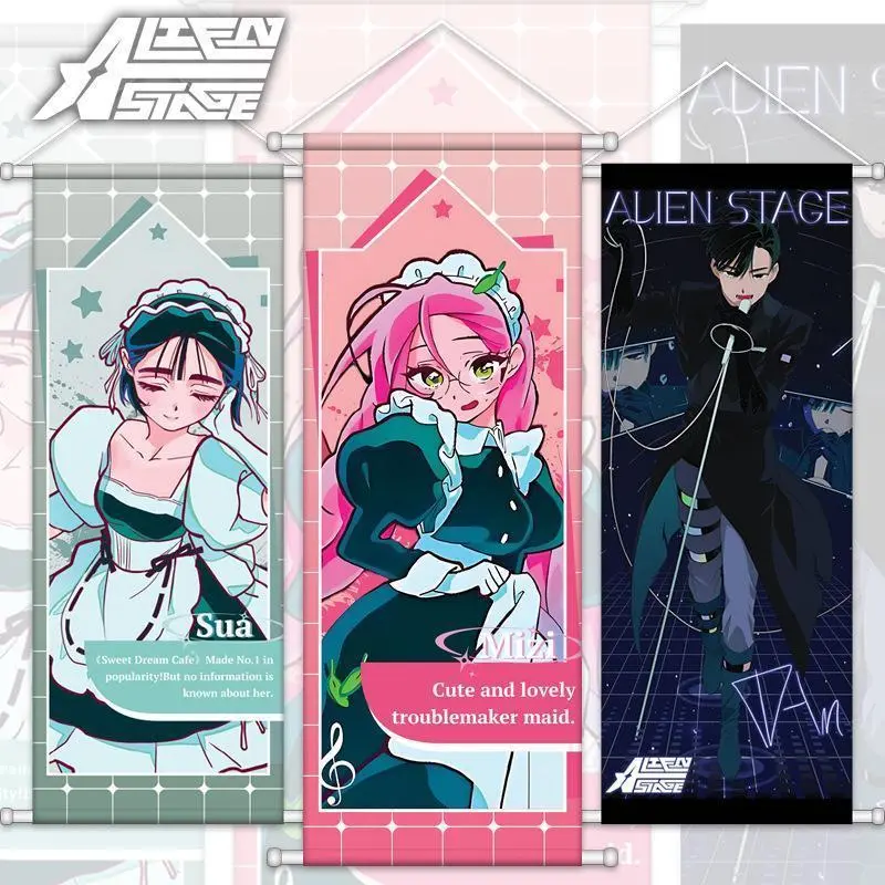 Anime Alien Stage Figure Canvas Hanging Scrolls Painting Poster TILL  IVAN Wall Home Decor Gaming Room Bedroom Decoration Gift