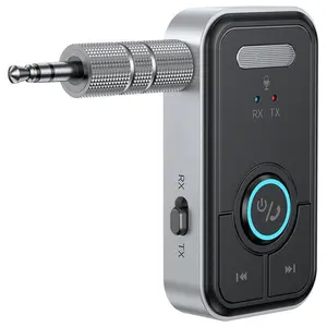 Pro Premium Bluetooth 5.3 Transmitter Receiver,2-in-1 Wireless Transmitter for TV/Headphones,Gym,Bluetooth Receiver for Car/Home Stereo