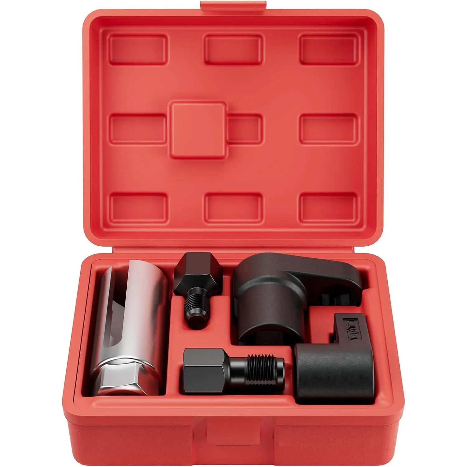 5PCS Oxygen Sensor Socket Removal Tool Wrench and Thread Chaser Set O2 Oxygen Sensor Socket Set Automotive Oxygen Sensor Removers for Removing and Install Oxygen Sensors Hex Vacuum Switches