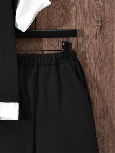 Two-piece Set Boy's Hooded Top & Shorts, Casual Hooded Top & Track Shorts for Summer, Kids Clothes for Daily Wear Two-piece Set Boy's Hooded Top & Shorts, Casual Hooded Top & Track Shorts for Summer, Kids Clothes for Daily Wear