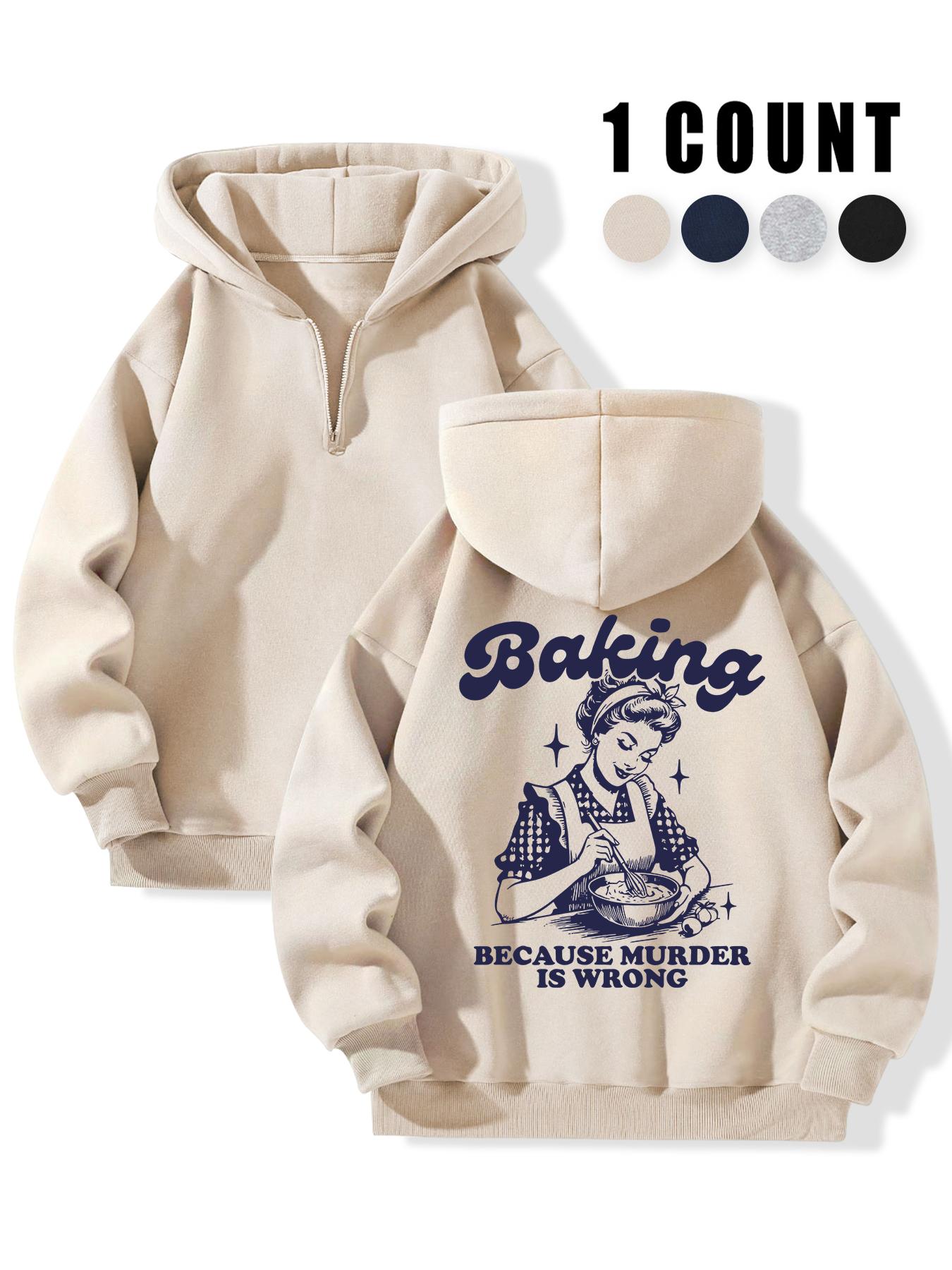 Women's Letter Print Drop Shoulder Hoodie, Fashion Casual Hooded Sweatshirt for Daily Holiday Outdoor Wear, Women Clothing for Fall & Winter, Casual Streetwear Sweatshirt