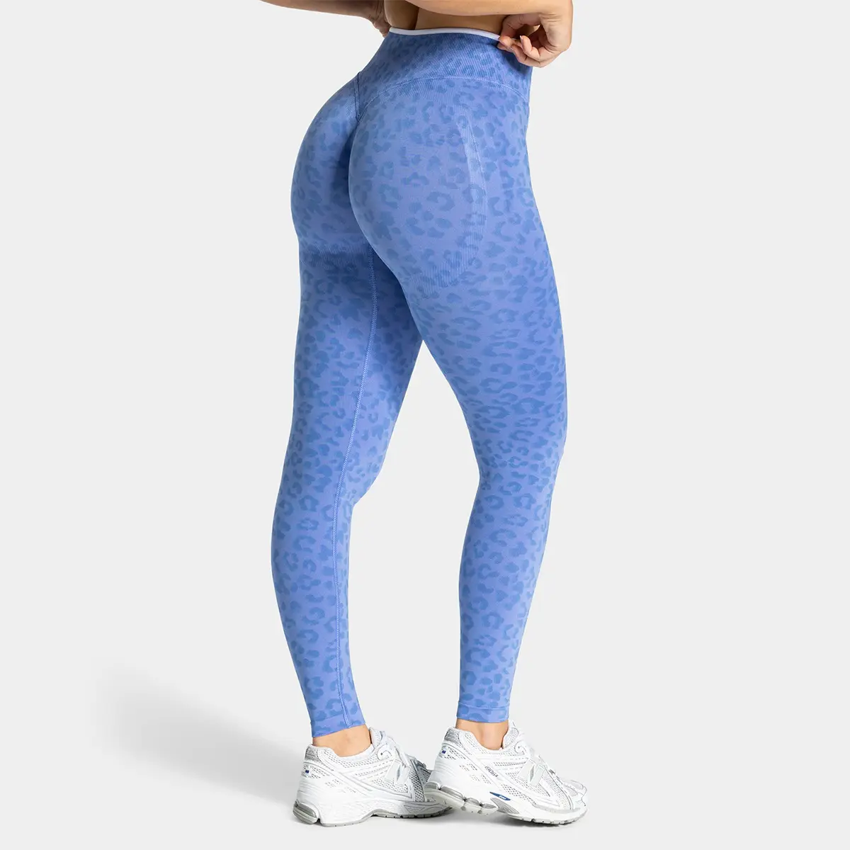High Waist Leopard Print Leggings for Women, Sporty Chic Full Length Yoga Pants with Tummy Control and Butt Lifting for Workouts, Plus Size Fashion, Tight Fit