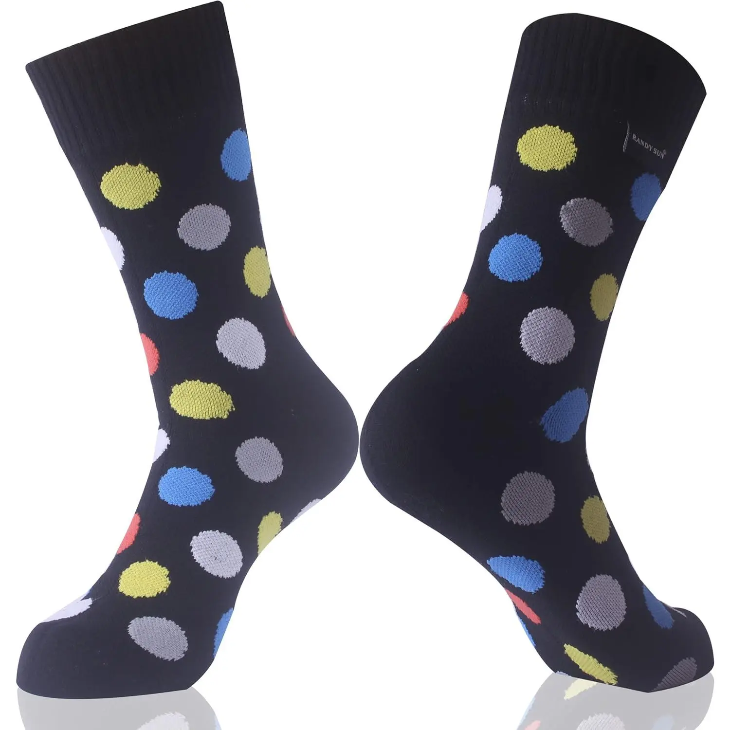 1 Pair-black&color Dots