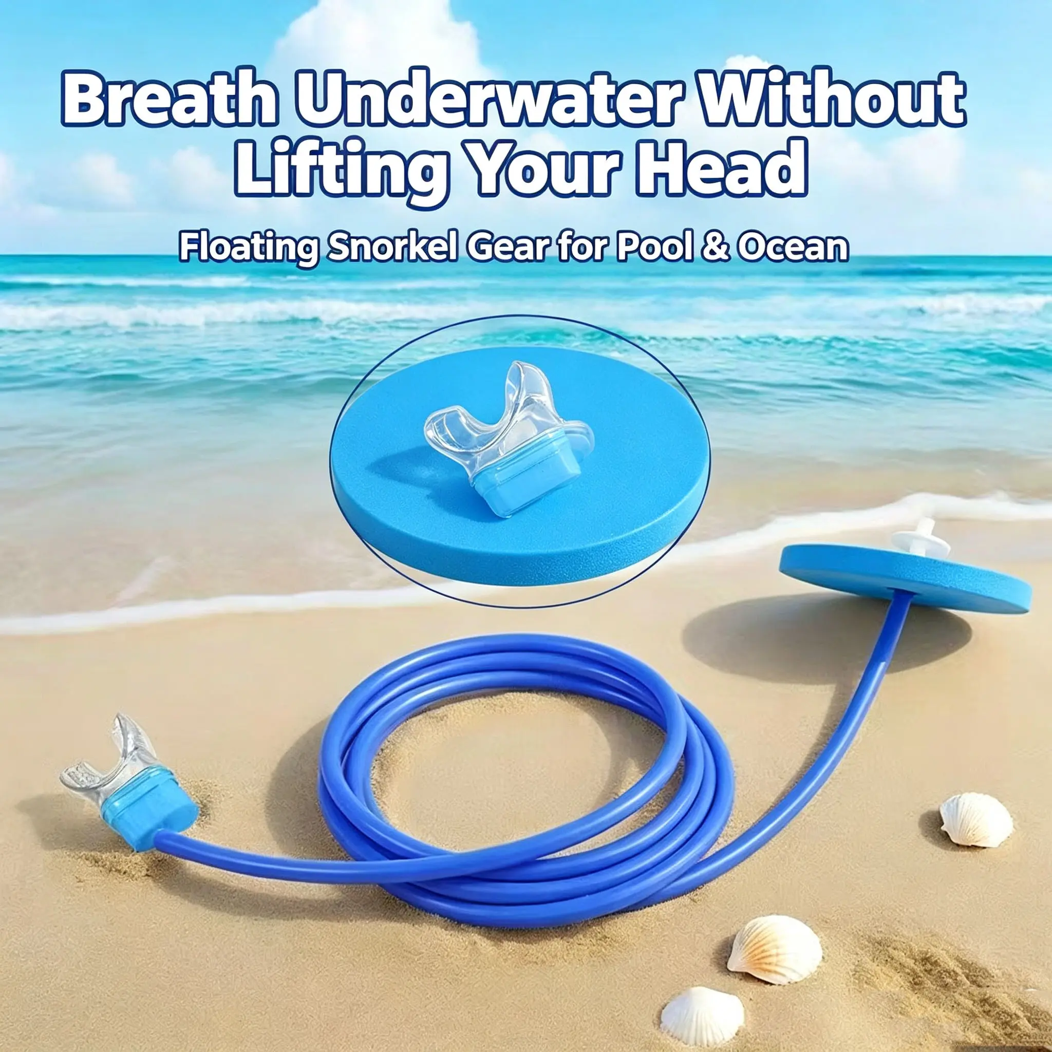 Adult full dry snorkel set soft rubber freediving snorkel easy breathing underwater swimming diving equipment